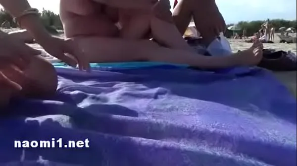 Fresh public beach cap agde by naomi slut total Movies