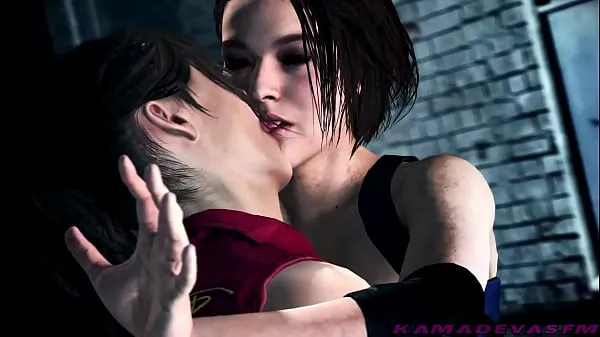 Νέες Resident Evil : Claire & Jill Lesbian Kissing | KamadevaSFM ταινίες