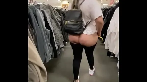 Fresh flashing my ass in public store, turns me on and had to masturbate in store restroom total Movies