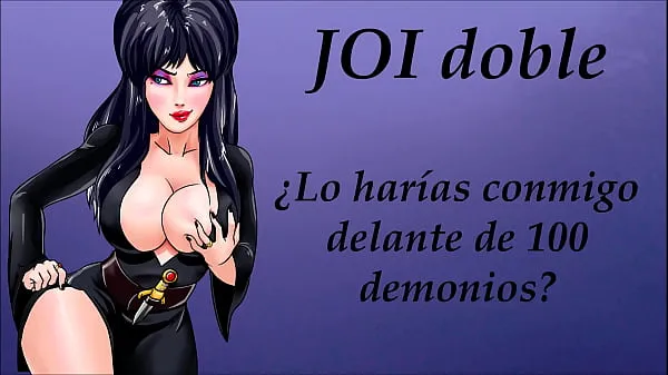 JOI doble. Sexo con mujer demonio. Sonidos orgasmo y garganta películas en total nuevas