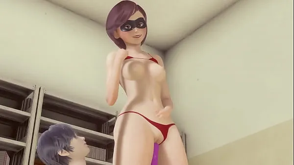 Fresh 3d porn animation Helen Parr (The Incredibles) pussy carries and analingus until she cums total Movies