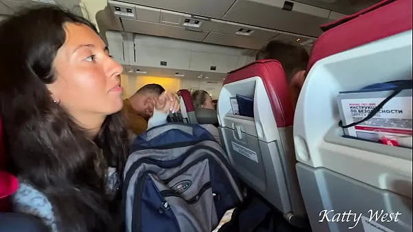 Összesen Risky extreme public blowjob on Plane friss film
