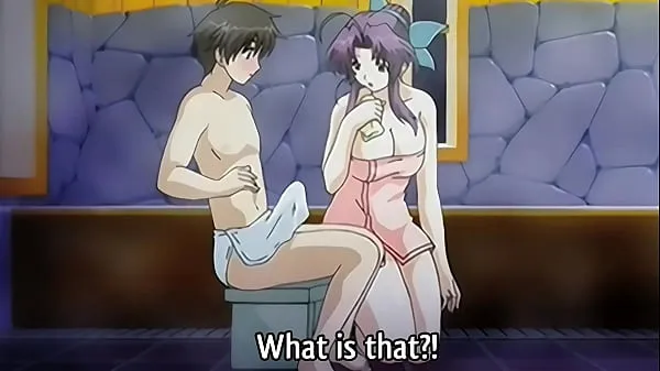 Step Mom gives a Bath to her 18yo Step Son - Hentai Uncensored [Subtitled total Film baru